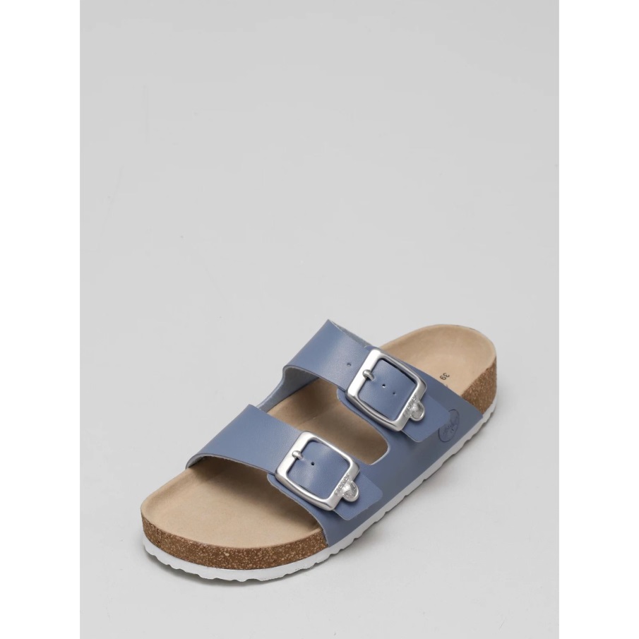 Rieker Two Strap Voetbed Sandaal Blauw