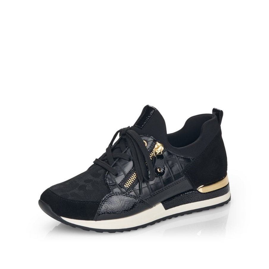 Rieker Zwarte Remonte R2529 Damessneakers