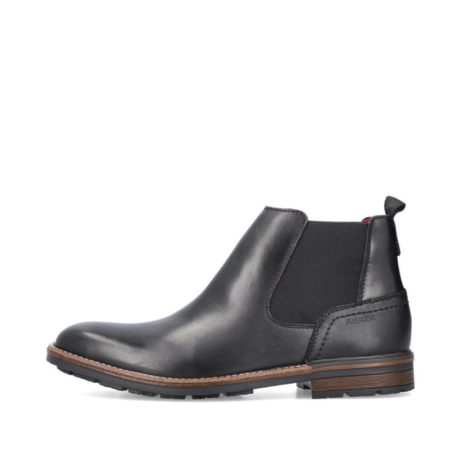 Black Rieker B1360 Men's Boots