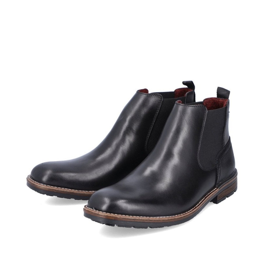 Black Rieker B1360 Men's Boots