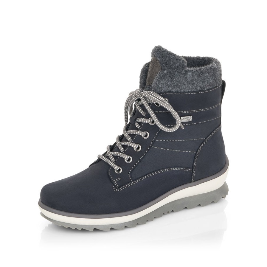 Rieker Blauwe Remonte R8477 Dameslaarzen