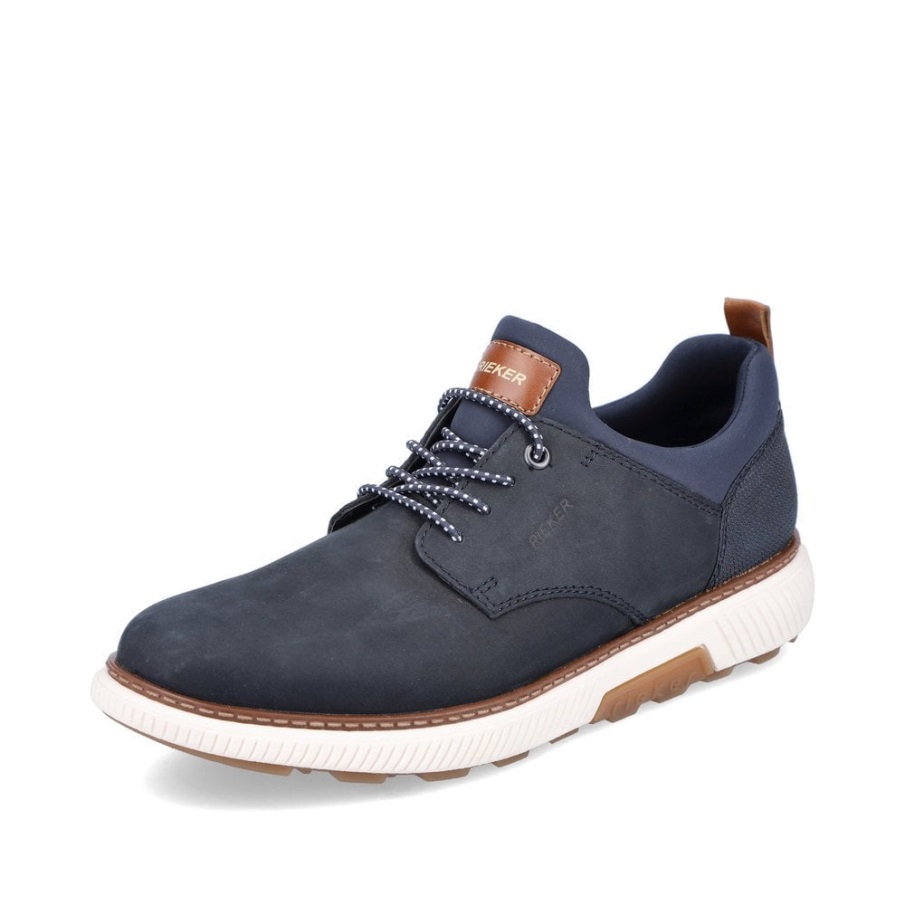Blauwe Rieker B3360 Herenschoenen
