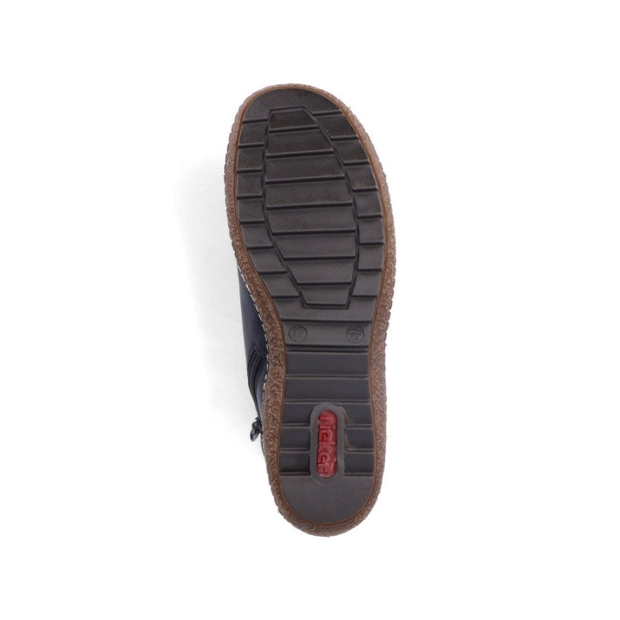 Blauwe Rieker L7514 Dameslaarzen