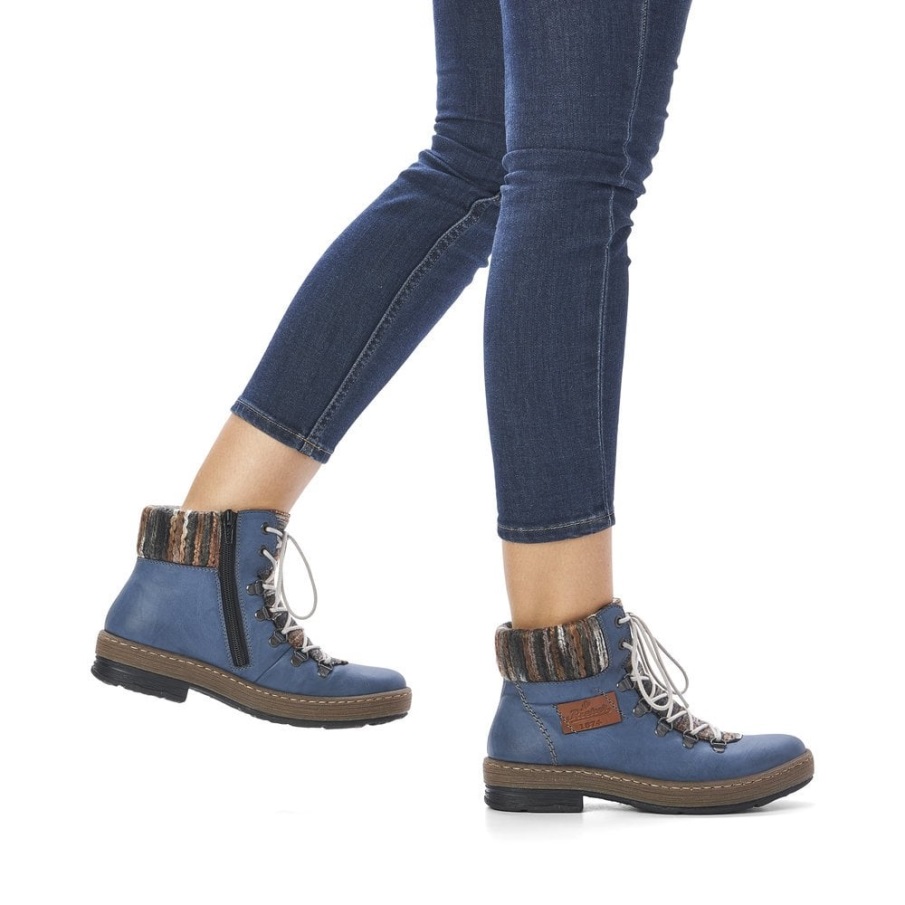 Blue Rieker Z6743 Women Boots