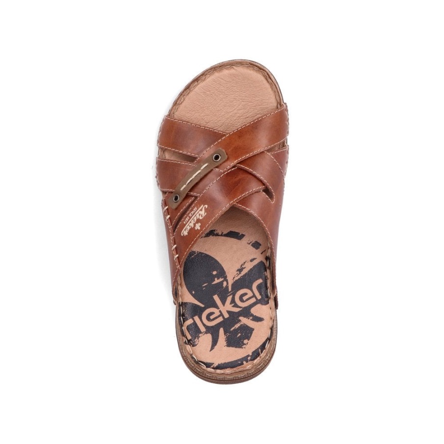 Brown Rieker 21999 Men's Sandals