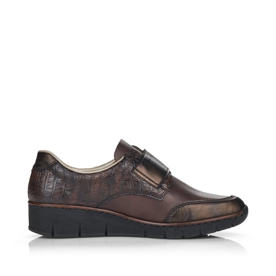 Bruine Rieker 53750 Damesschoenen