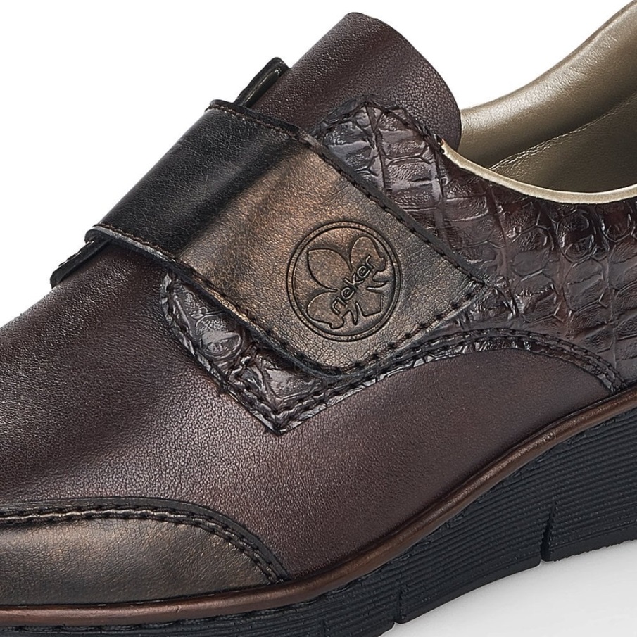 Bruine Rieker 53750 Damesschoenen