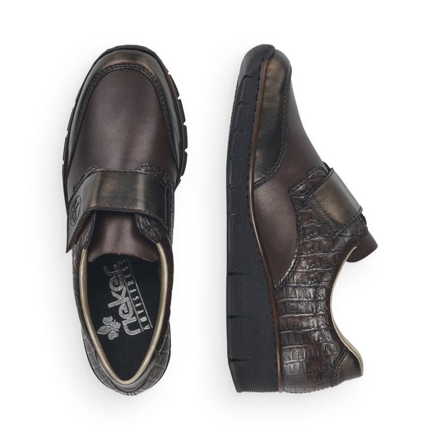 Bruine Rieker 53750 Damesschoenen