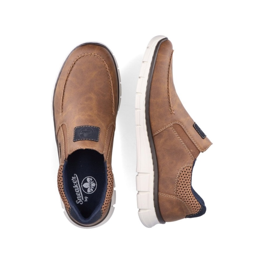 Bruine Rieker B7756 Herenschoenen