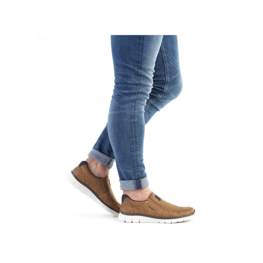 Bruine Rieker B7756 Herenschoenen