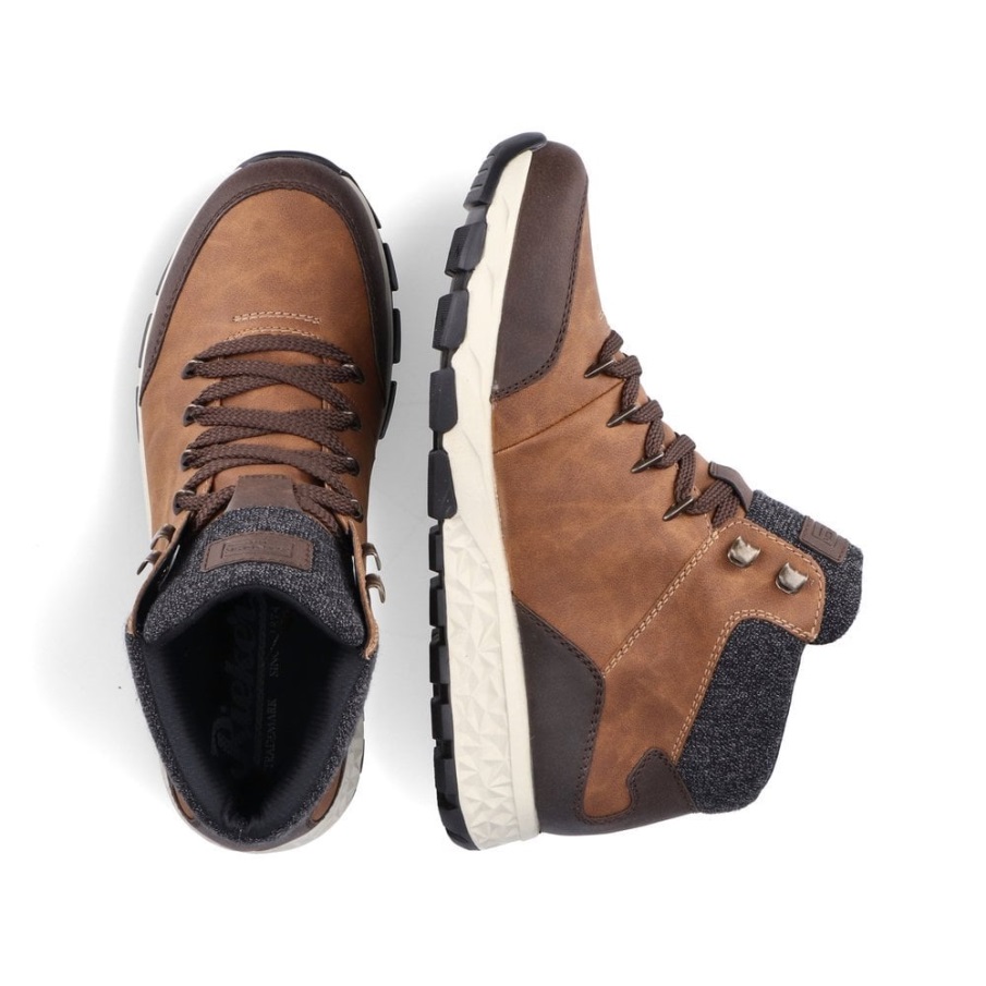 Bruine Rieker F6744 Herenlaarzen