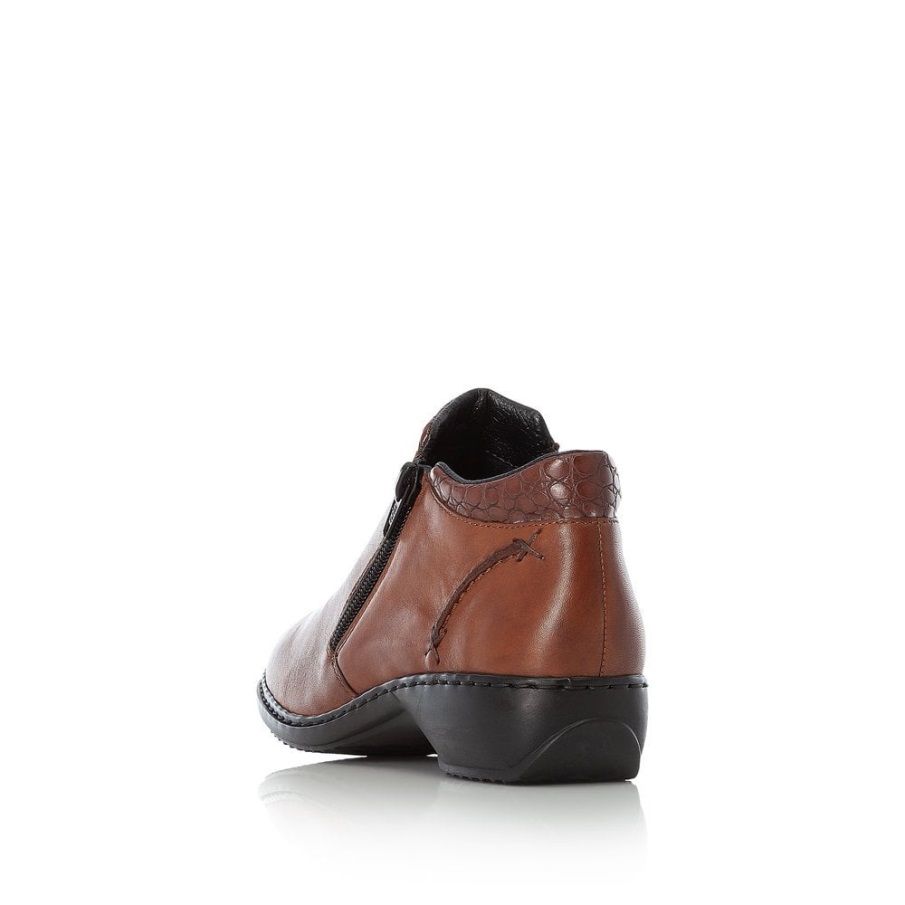 Bruine Rieker L3882 Dameslaarzen