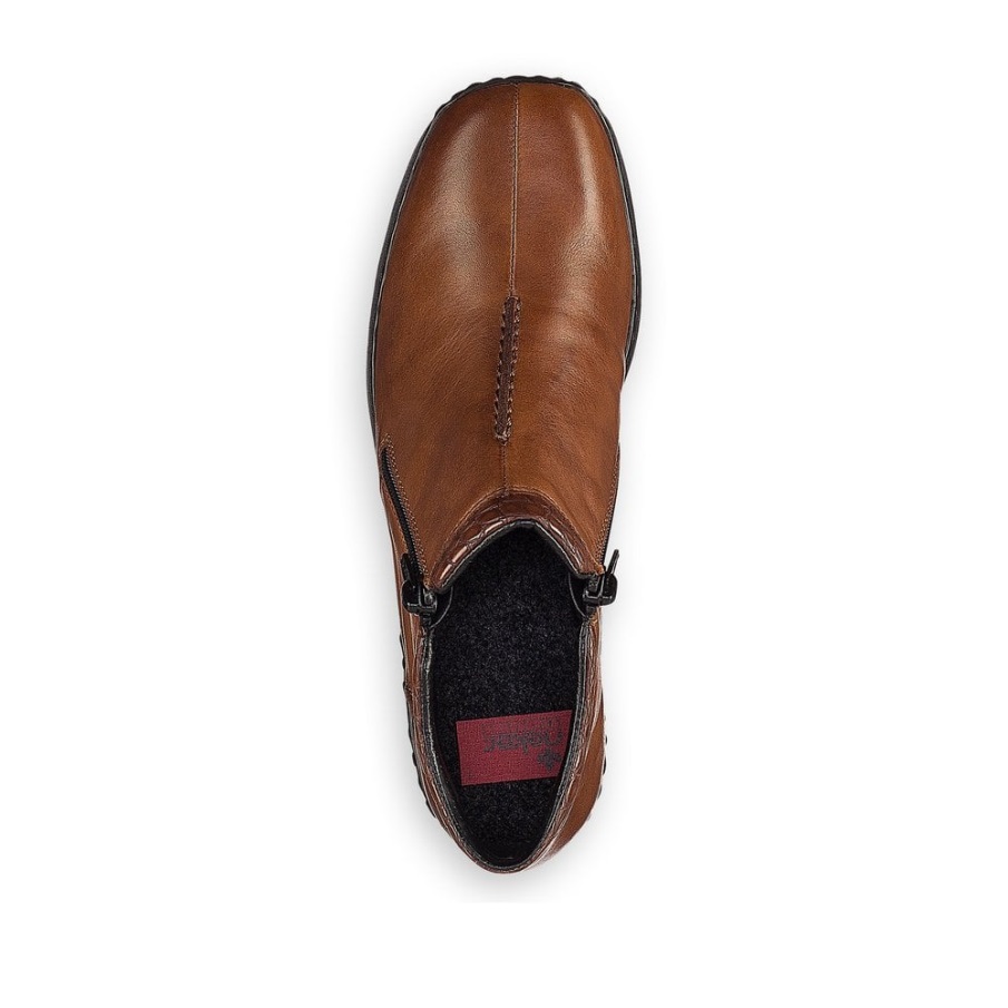 Bruine Rieker L3882 Dameslaarzen