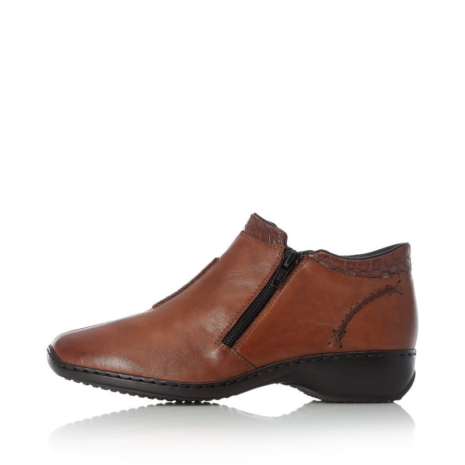 Bruine Rieker L3882 Dameslaarzen