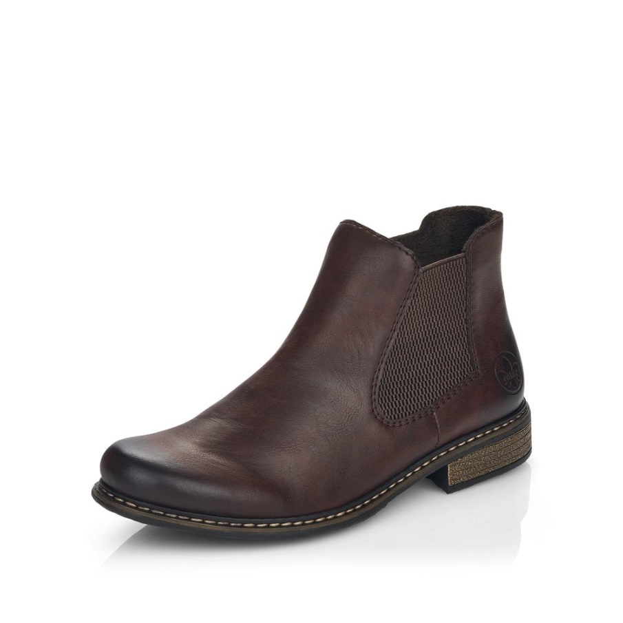 Bruine Rieker Z4994 Dameslaarzen