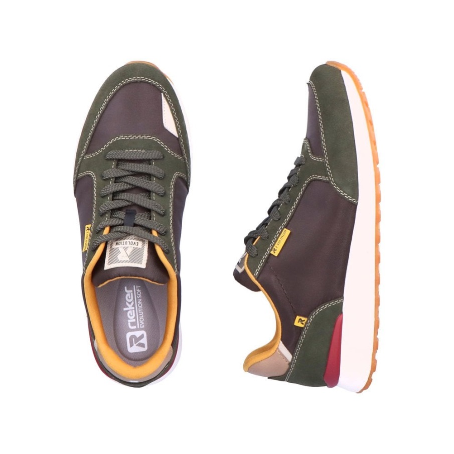 Rieker Groene R-evolution 07604 Herensneaker/schoenen