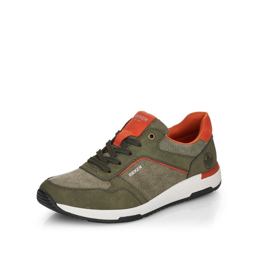 Groene Rieker B3401 Herenschoenen
