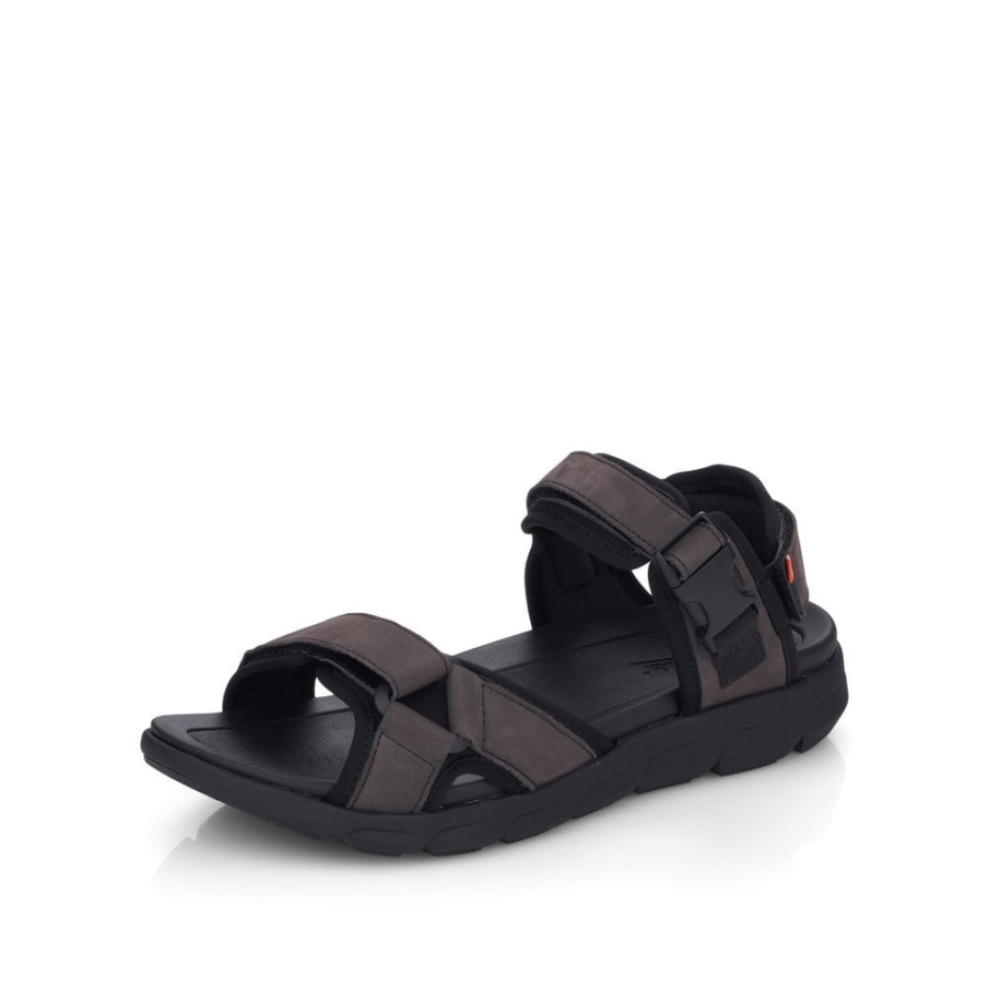 Rieker Grijze R-evolution 20803 Herensandalen