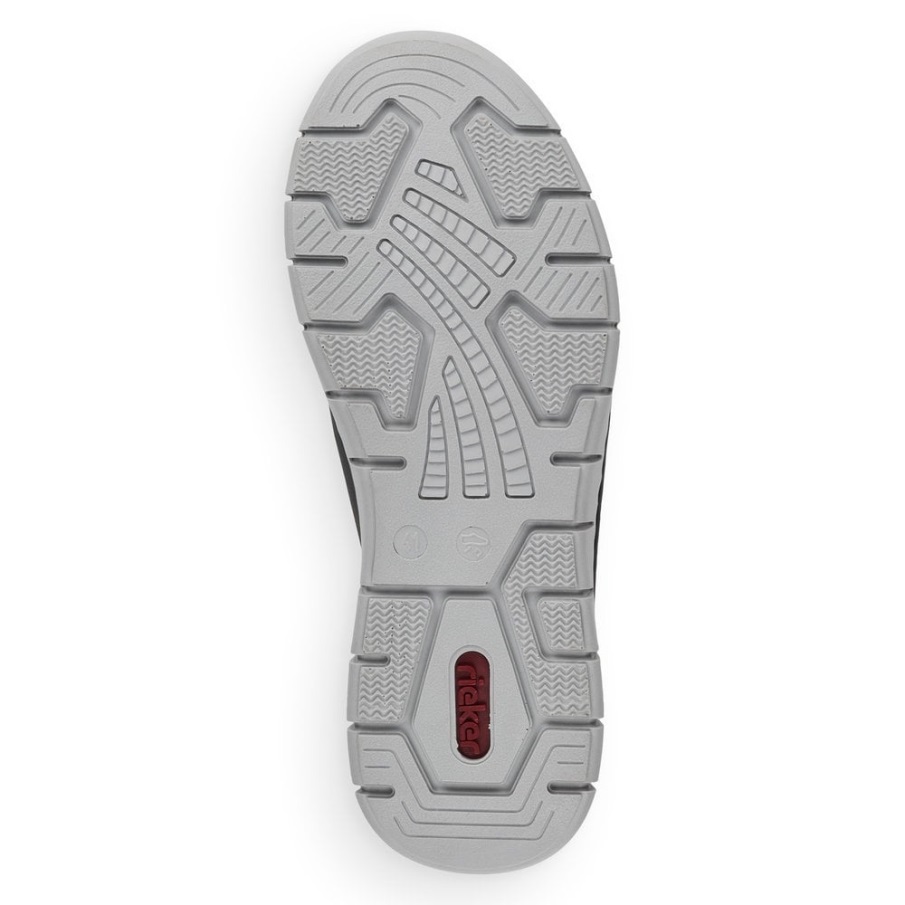 Grijze Rieker Instapschoenen Voor Heren