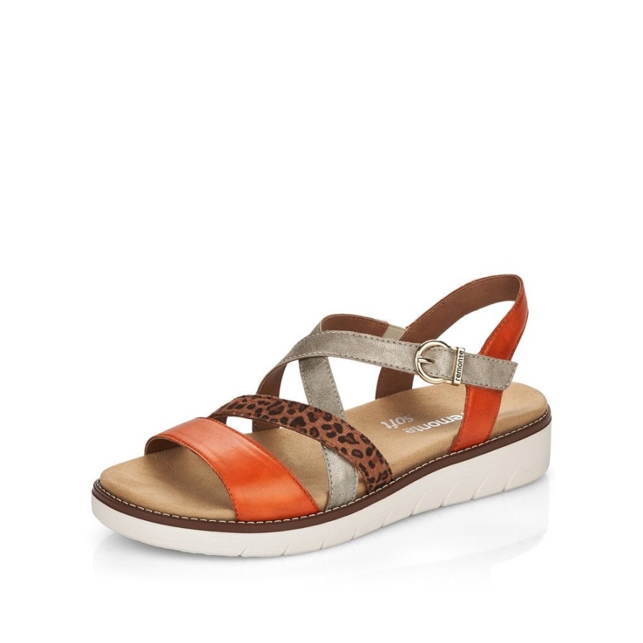 Rieker Metallic Remonte D2063 Damessandalen