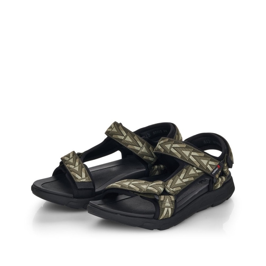 Rieker R-evolution 20802 Herensandalen Groen