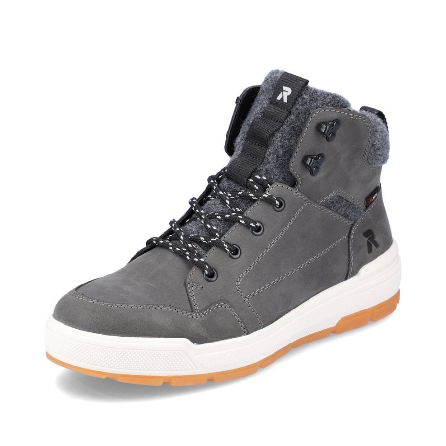 Rieker R-evolution U0070 Hoge Herensneakers Grijs