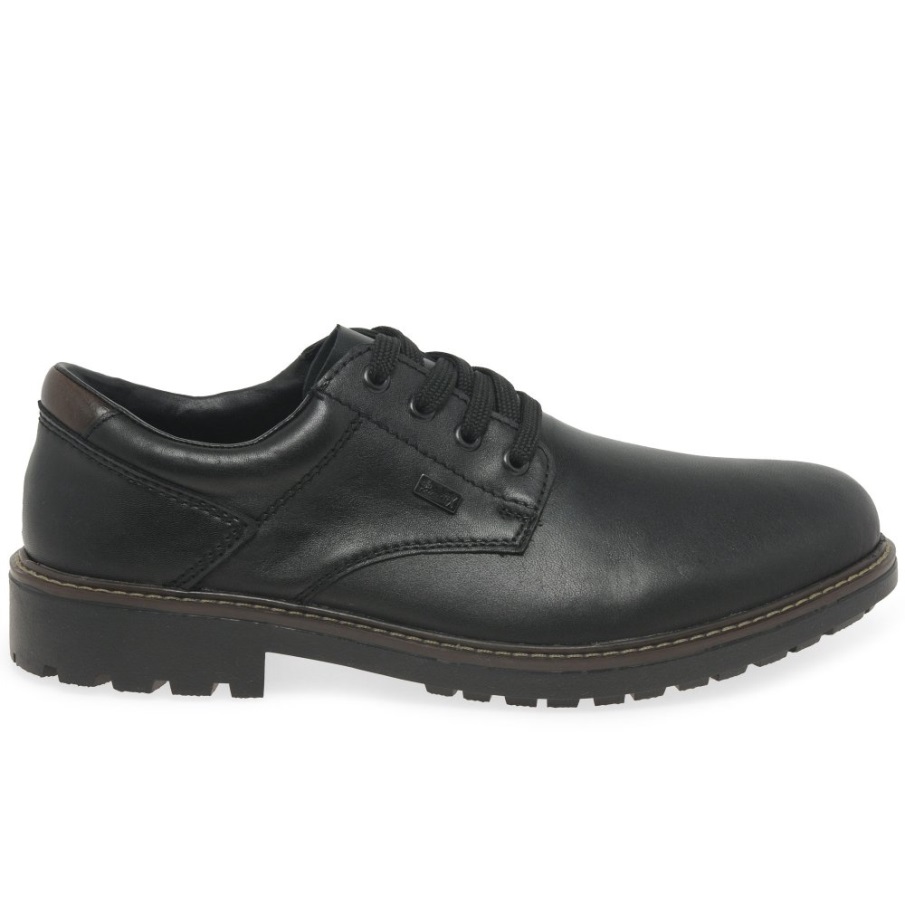 Black Rieker Lorton Mens Shoes
