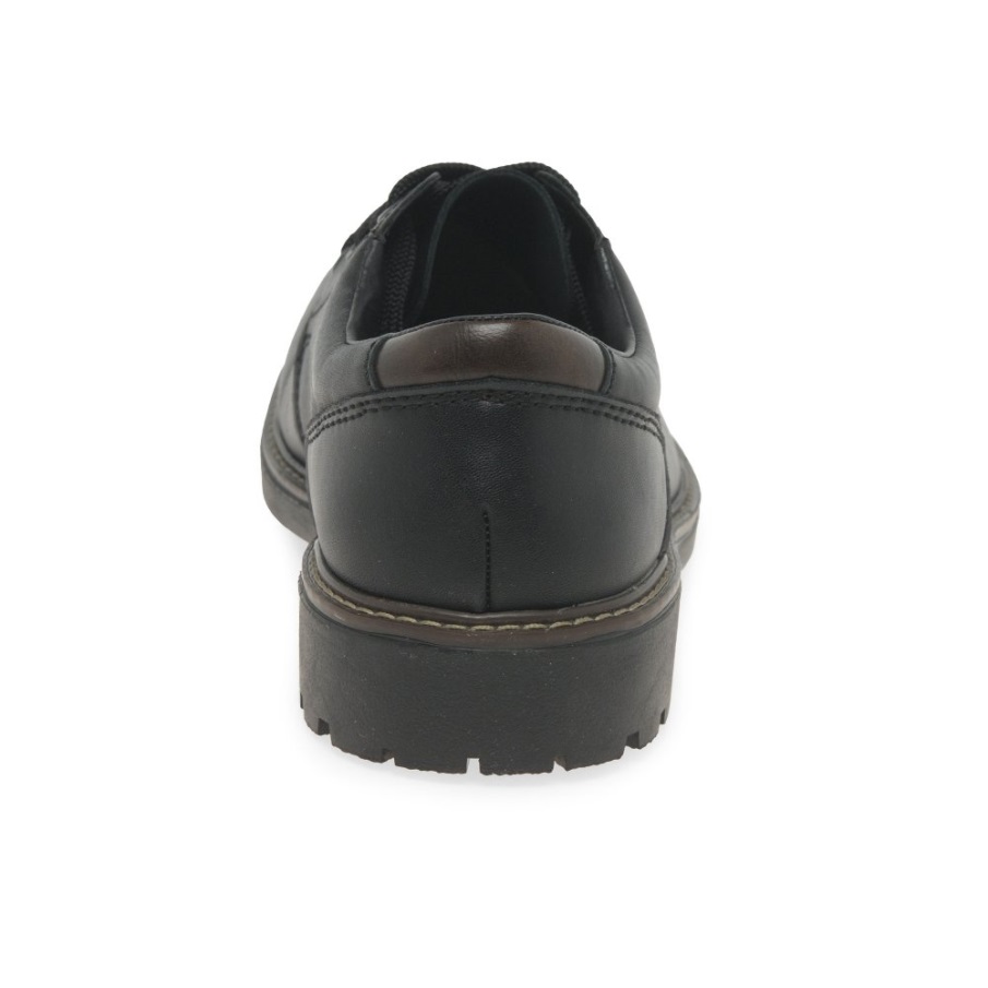 Black Rieker Lorton Mens Shoes