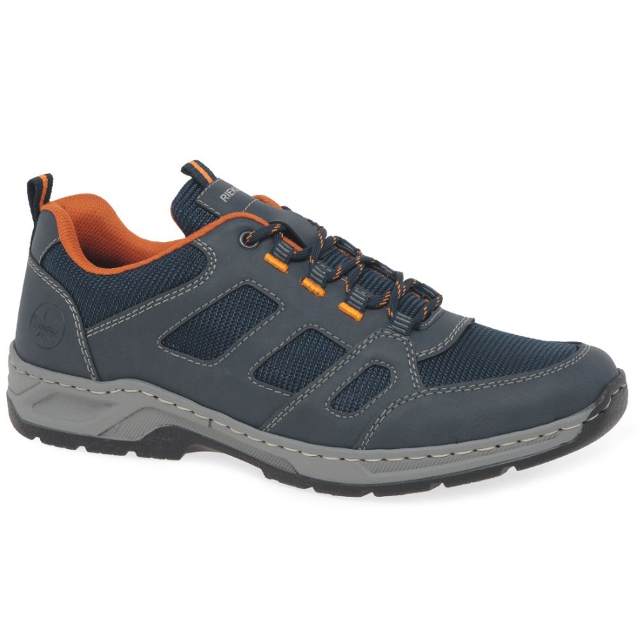 Blauwe Rieker Ray Herensneakers