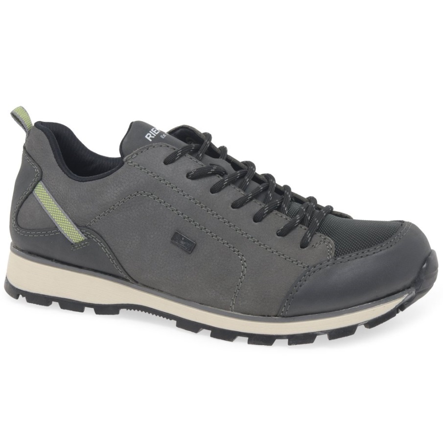 Grijze Rieker Livingston Herensneakers