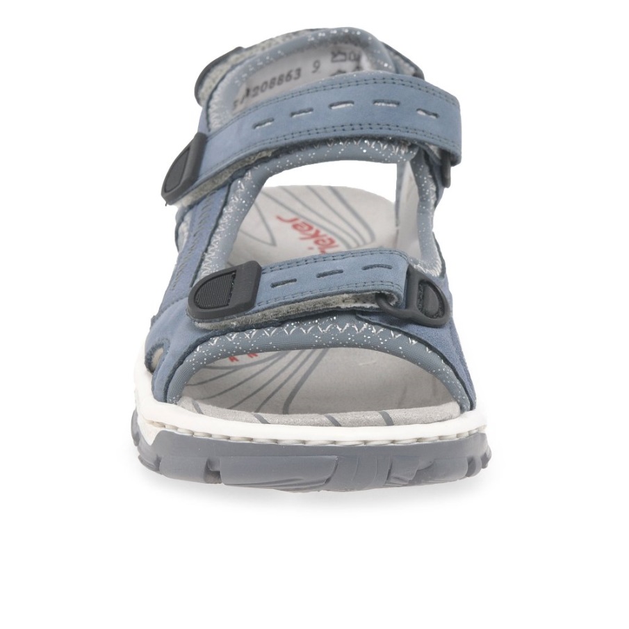 Jeans Rieker Liza Riptape Damessandalen