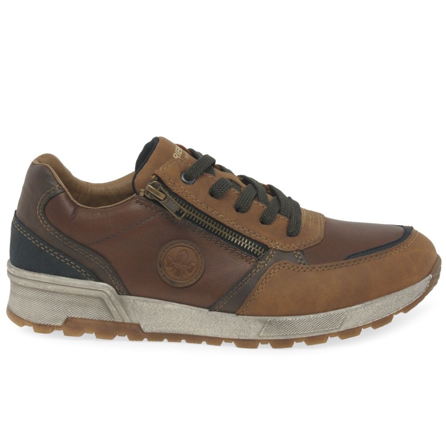 Leren Rieker Mason Herensneakers