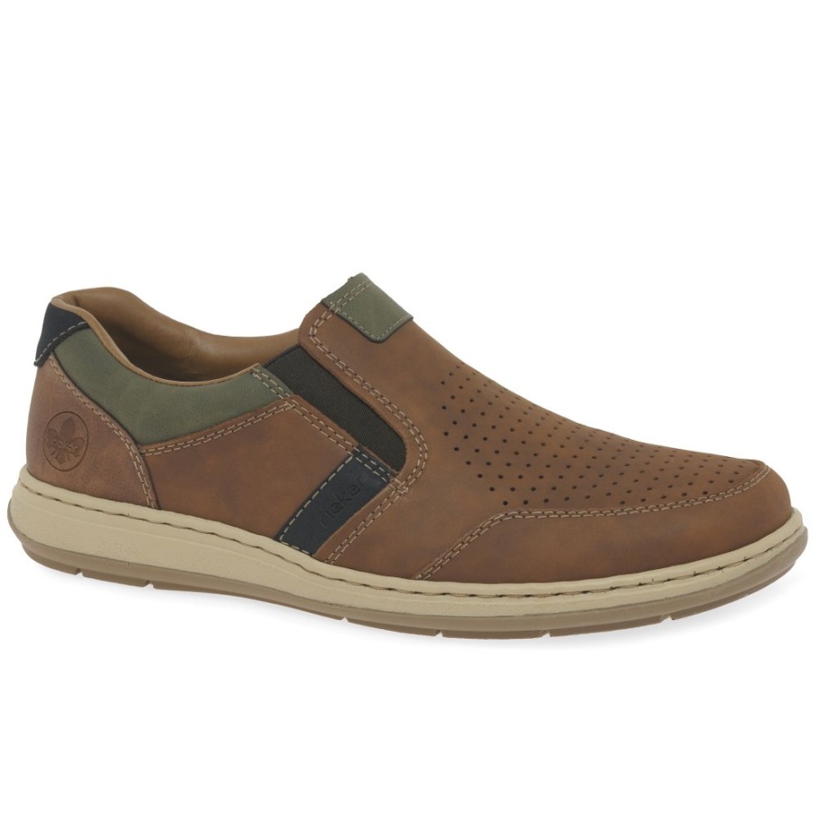 Lichte Rieker Doorboren Casual Herenschoenen