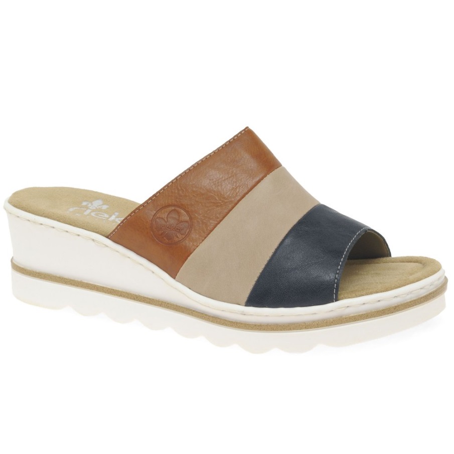 Multi Rieker Jay Sandalen Met Sleehak Voor Dames