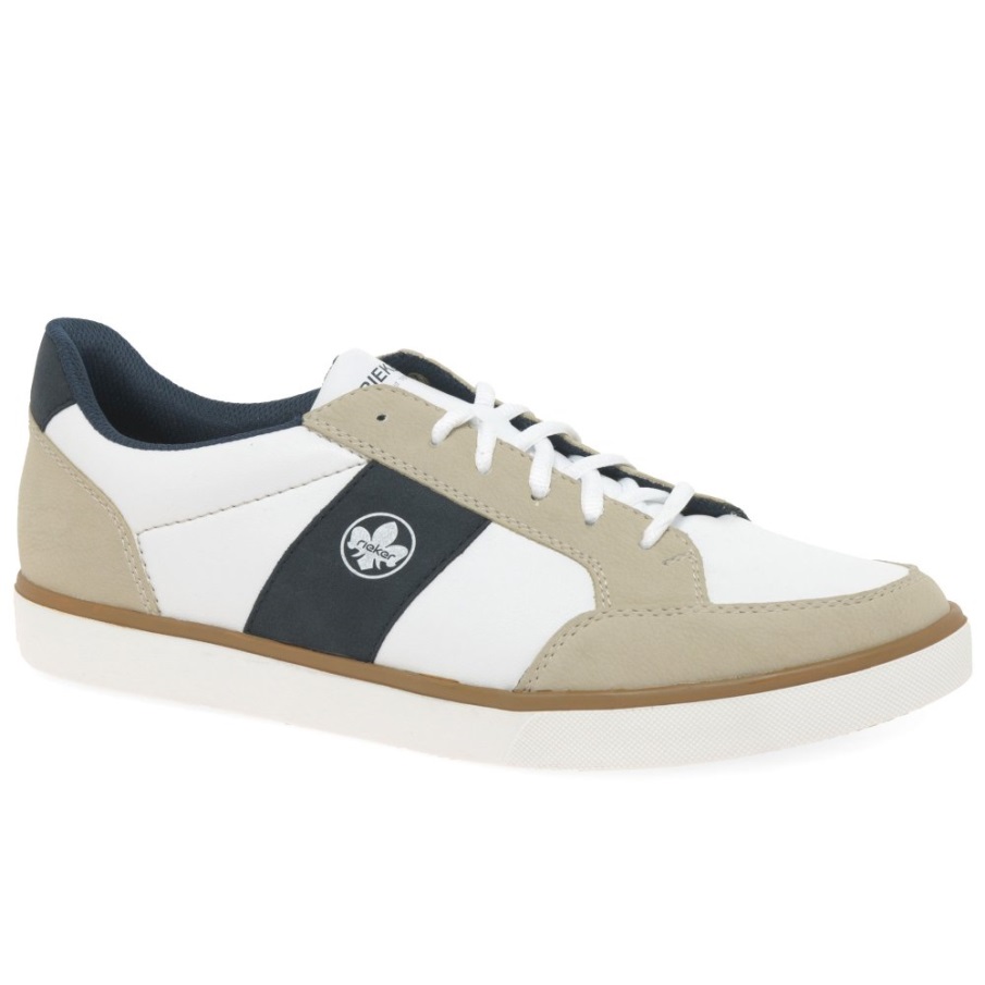Rieker Berni Heren Sneakers Wit