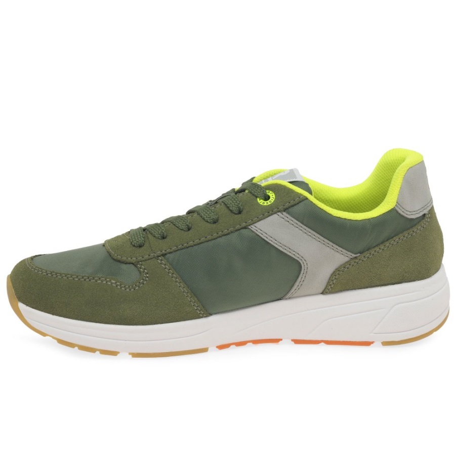 Rieker Ed Mens Trainers Green