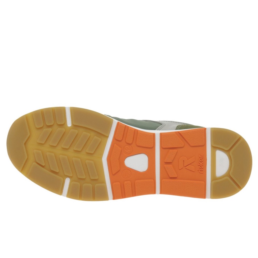 Rieker Ed Mens Trainers Green