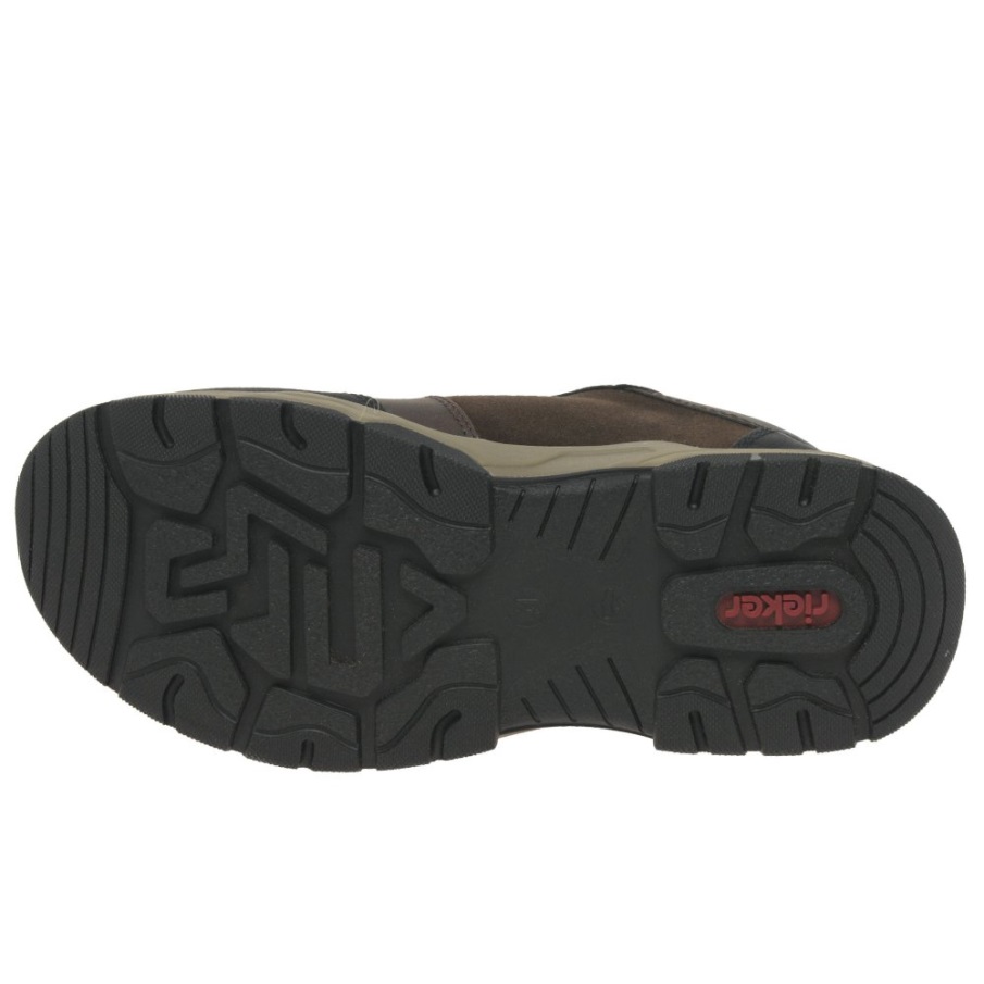 Rieker Eskdale Heren Lichtgewicht Sneakers Zwart