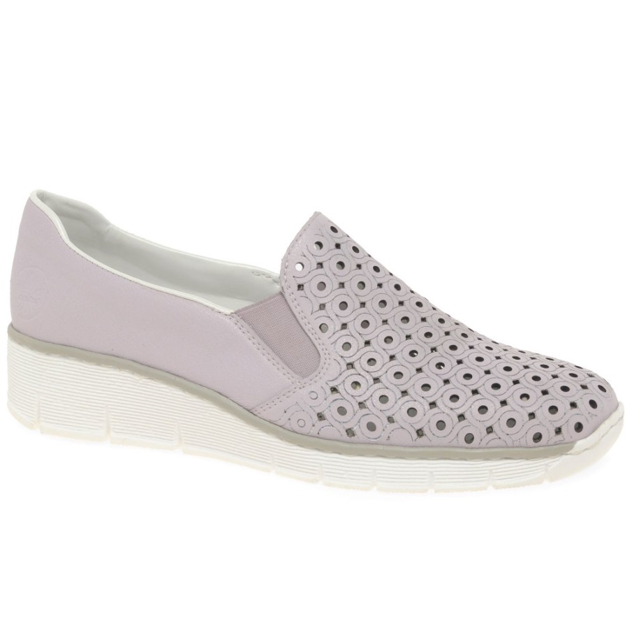 Rieker Collect Dames Casual Schoenen Roze