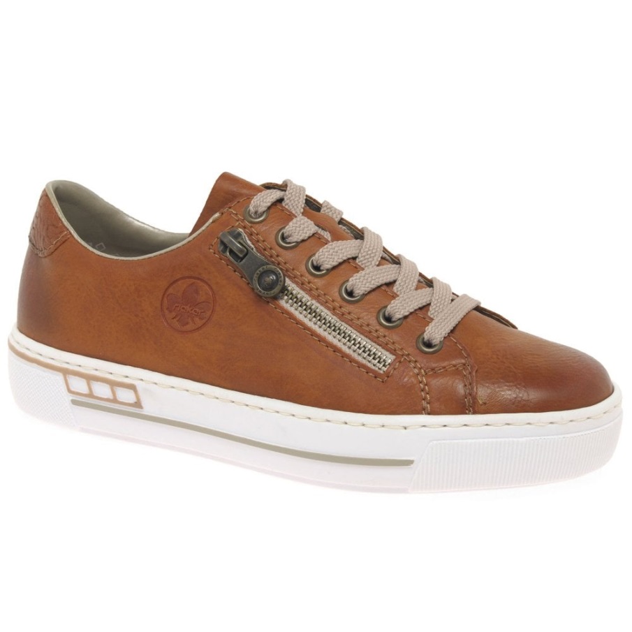 Rieker Mula Casual Damessneakers Bruin