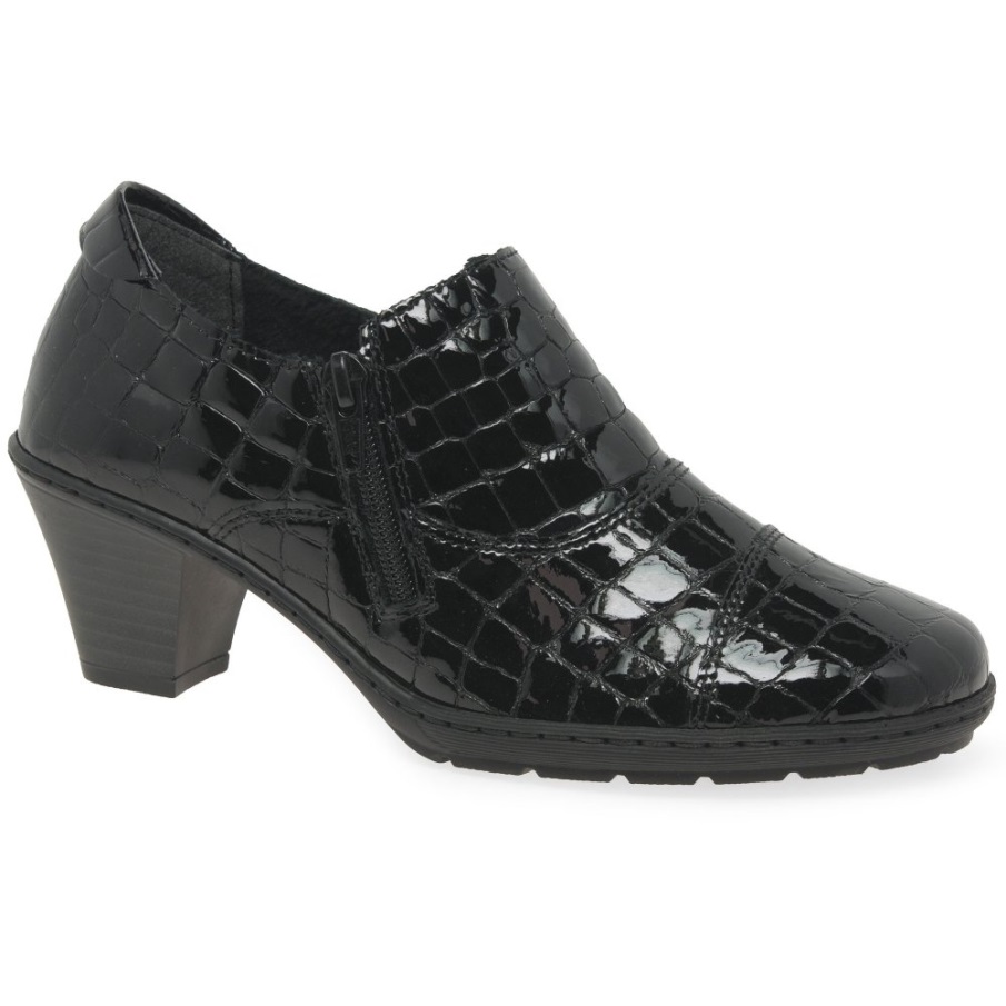 Rieker Tease Hoge Dames Pumps Zwart