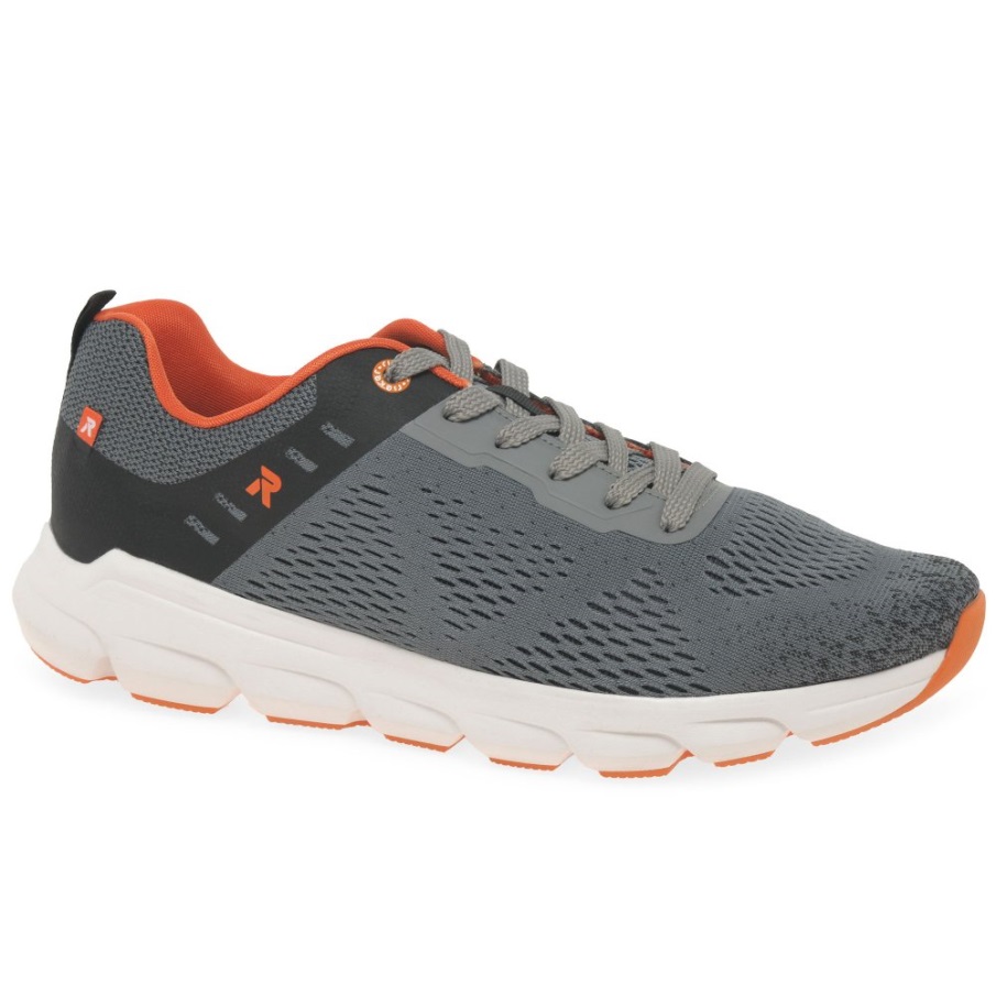 Rieker Woody Mens Trainers Grey