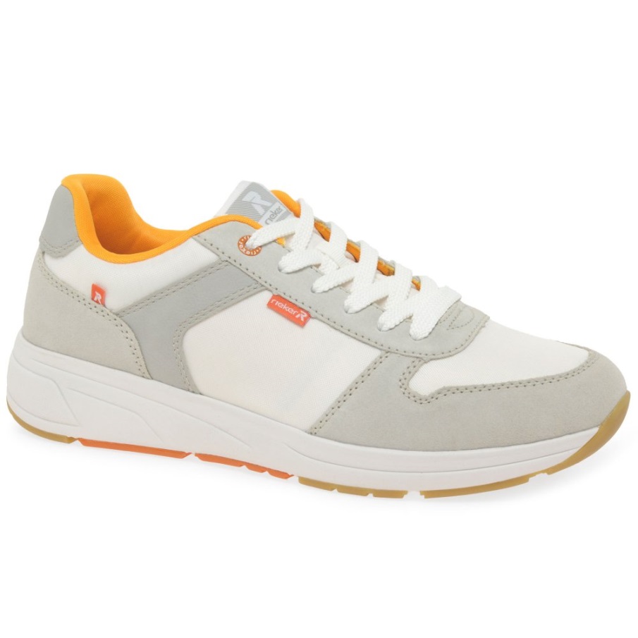 Witte Rieker Ed Herensneakers