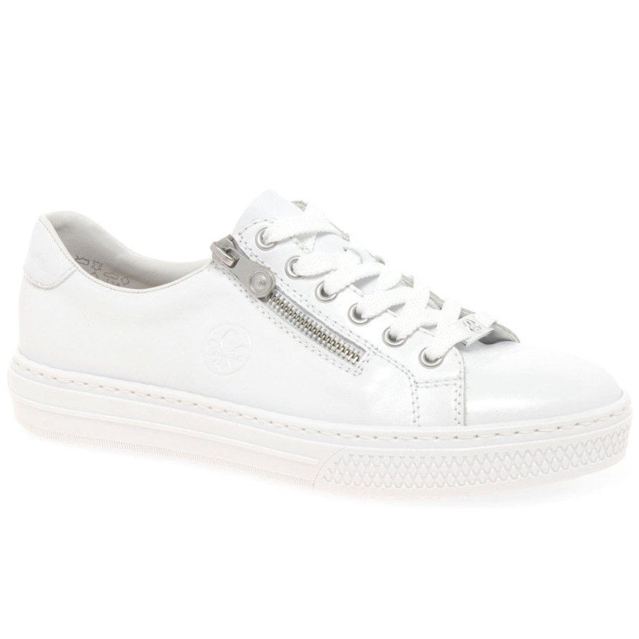 Witte Rieker Newark Damessneakers