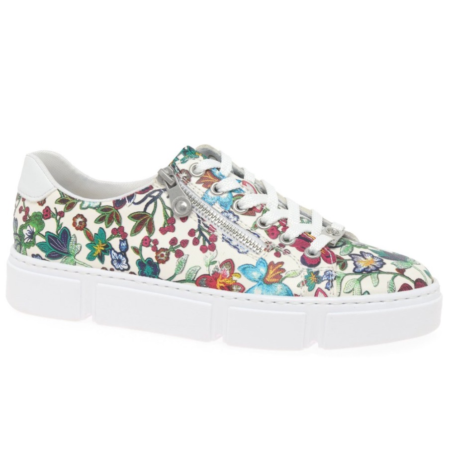 Witte Rieker Summerfield Damessneakers