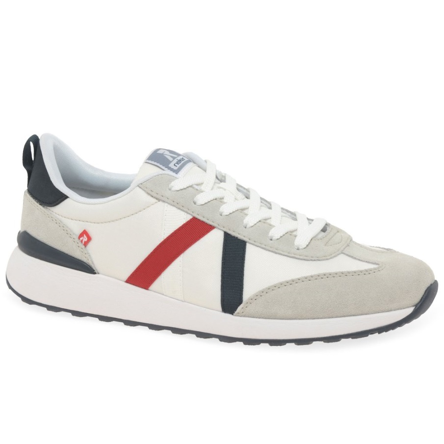 Witte Rieker Tyler Herensneakers