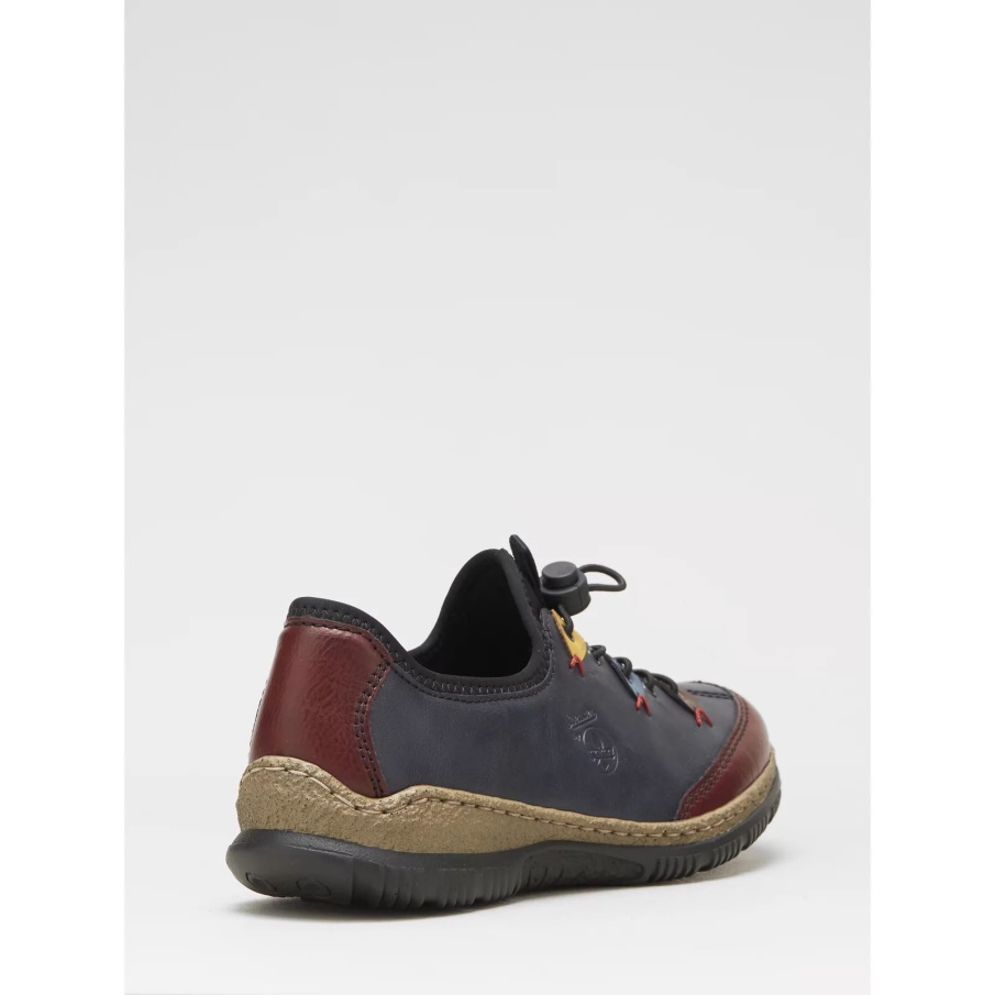 Rieker Sneaker Met Knevel Rood