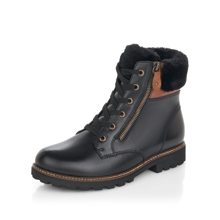Rieker Remonte D8463 Dames Laarzen Zwart