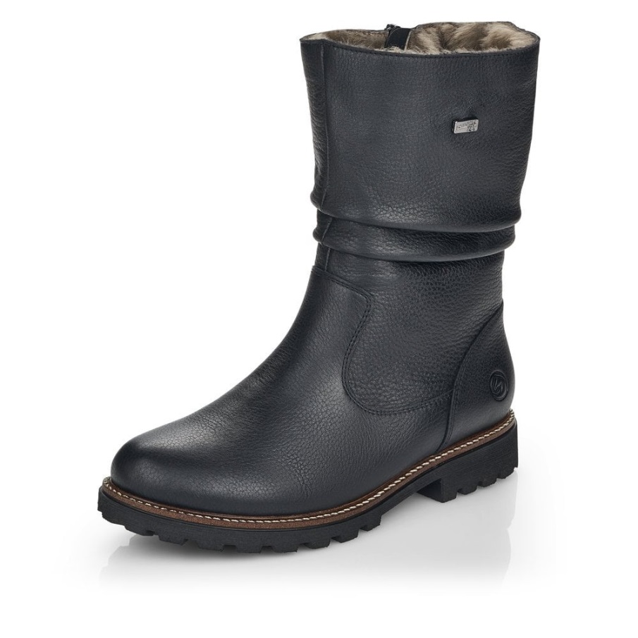 Rieker Remonte D8477 Dames Laarzen Zwart