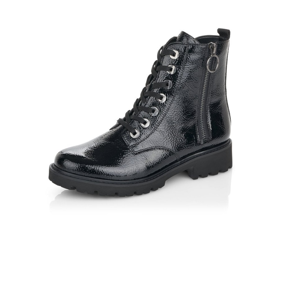 Rieker Remonte D8671 Dames Laarzen Zwart